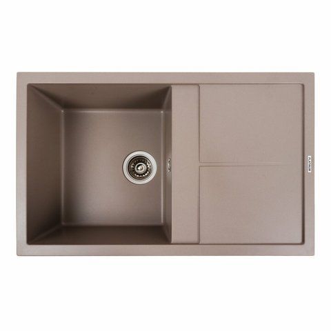 Гранитная мойка для кухни Platinum 7950 Selena матовая Дюна 41040 фото