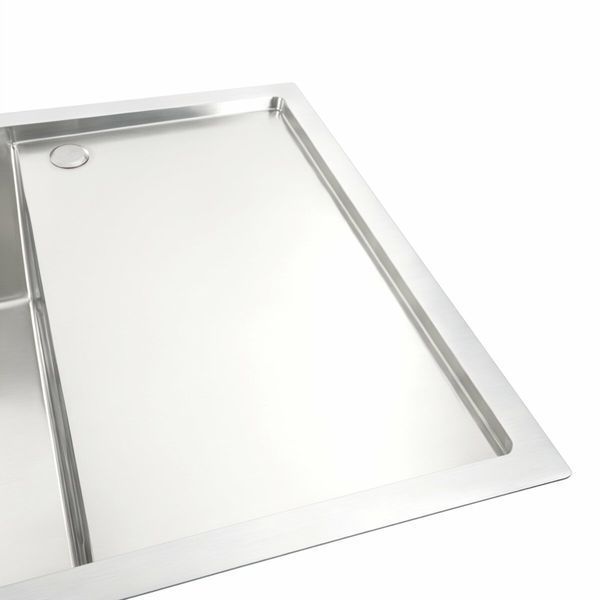 Кухонная мойка Platinum Handmade нержавейка 78*50 L (одно отверстие, квадратный сифон, 3,0/1,0 мм) 37682 фото
