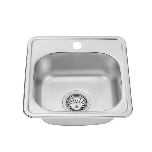 Кухонна мийка Kroner KRP Satin - 3838 (0.6 мм) CV022756 фото