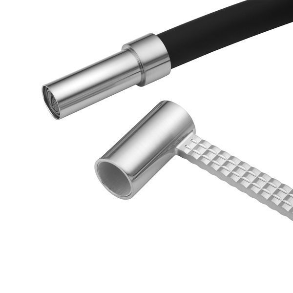 Комплект кухонной мойки Kroner KRP Geb&uuml;rstet 63х50HM ST15 BLK SL43832 фото
