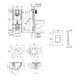 Комплект инсталляции GROHE Compact Hygiene Set 5-в-1 Black SL33469 фото 2