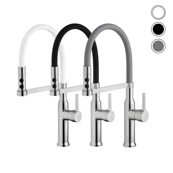Комплект кухонной мойки Kroner KRP Geb&uuml;rstet 50х50HM ST16 WHI SL43135 фото