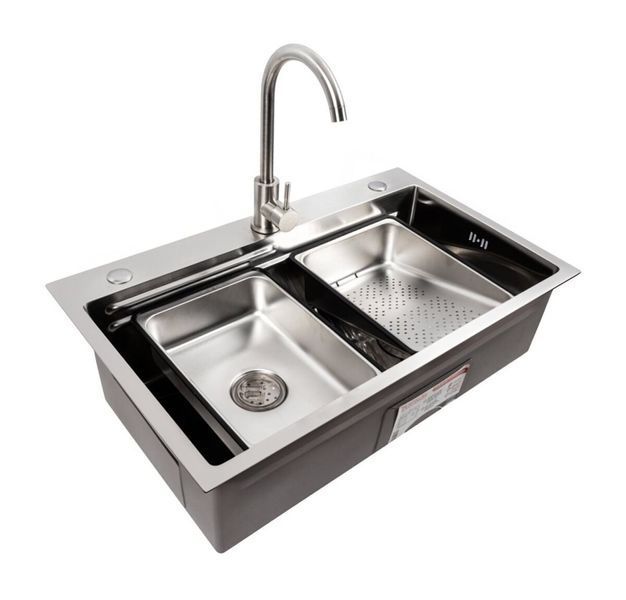 Кухонна мийка Valeso Handmade CM 75*46B Workstation з нержавіючої сталі 47074 фото