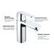 Змішувач для раковини Grohe QuickFix Get M-Size 23454000 CV030569 фото 4