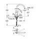 Змішувач для кухні Grohe StartCurve 31554001 CV036269 фото 2