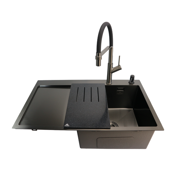 Обробна дошка для кухонних мийок Pllen&oacute; nero sink ST9705 фото