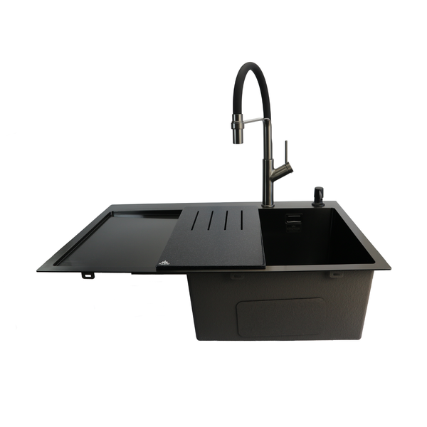 Обробна дошка для кухонних мийок Pllen&oacute; nero sink ST9705 фото