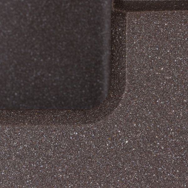 Гранітна мийка для кухні Platinum 7843 SOLID матовий Гренадін 42238 фото