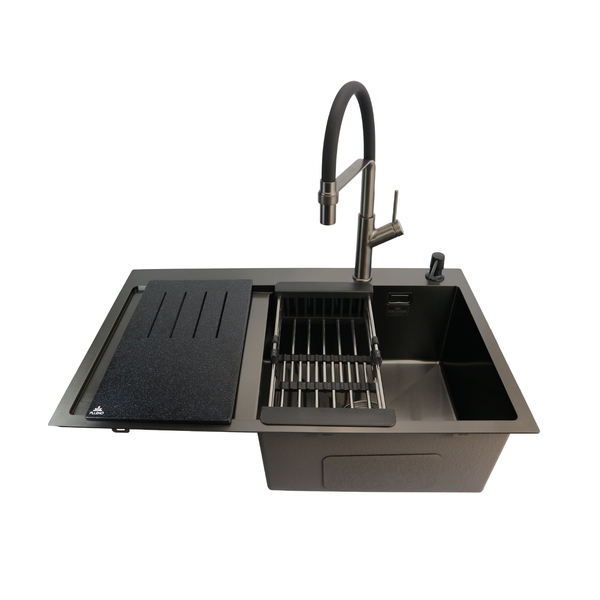 Обробна дошка для кухонних мийок Pllen&oacute; nero sink ST9705 фото