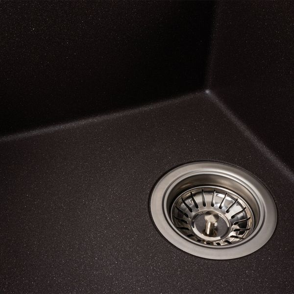 Гранітна мийка для кухні Platinum 7843 SOLID матовий Гренадін 42238 фото