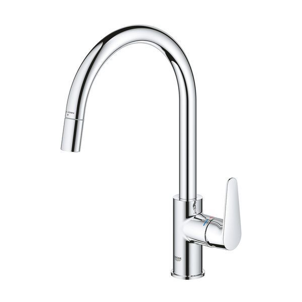 Смеситель для кухни с выдвижным изливом Grohe StartCurve 30562000 CV036271 фото