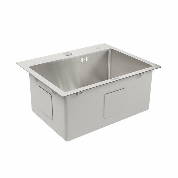 КУХОННАЯ МОЙКА PLATINUM HANDMADE Н 500Х400Х230 (С КРЕПЛЕНИЕМ) 33666 фото