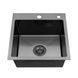 Кухонная мойка Kroner KRP Schwarze - 4545HM PVD (3.0/1.0 мм) CV033856 фото 3