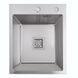 Мийка Platinum Handmade HSB 400x500x230 нержавійка (квадратний сифон 3,0/1,0) 37631 фото 1