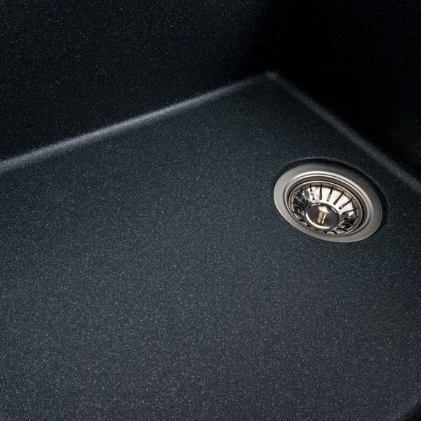 Гранітна мийка для кухні Platinum 7850 ROMA матова (антрацит) 38748 фото