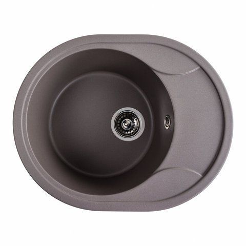 Гранітна мийка для кухні VALESO 5847 ONYX матова Дюна 48906 фото