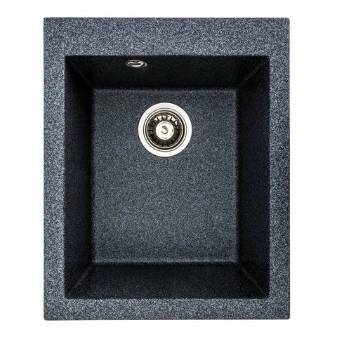 Гранітна мийка для кухні Platinum 4150 SOKIL матова (графіт) 38985 фото