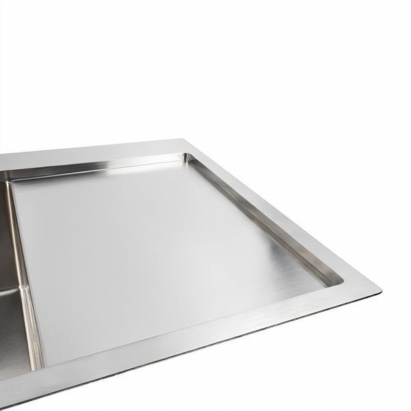 Мойка нержавейка Platinum Handmade 78*50B L (два отверстия, квадратный сифон 3.0/1.0) 37684 фото