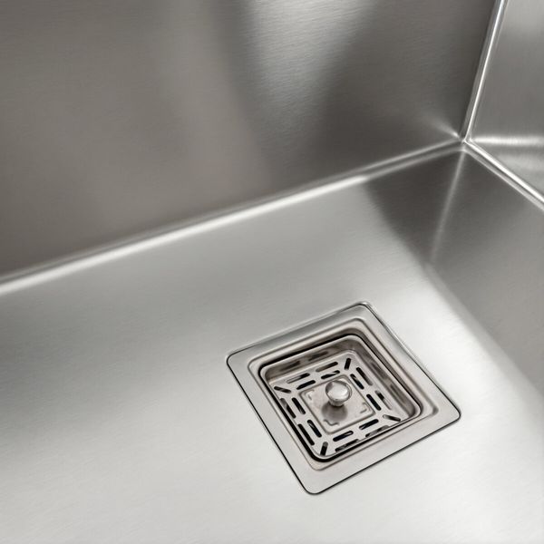 Кухонна мийка Platinum Handmade 60*50 (600x500x230 мм) HSB нержавійка 37669 фото