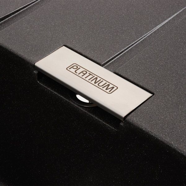 Гранітна мийка для кухні Platinum 7850 ROMA матовий Моріон 41657 фото