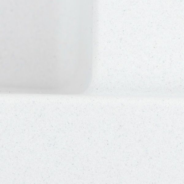 Гранитная мойка для кухни Platinum 6550 LOTOS матовая Белая 41448 фото