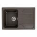 Гранітна мийка для кухні Platinum 7850 VERONA матова Темна скеля 40389 фото 1