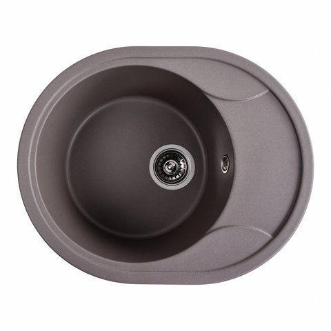 Гранітна мийка для кухні Platinum 5847 ONYX матова Дюна 41621 фото