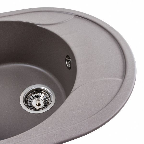 Гранитная мойка для кухни Platinum 5847 ONYX матовая Дюна 41621 фото