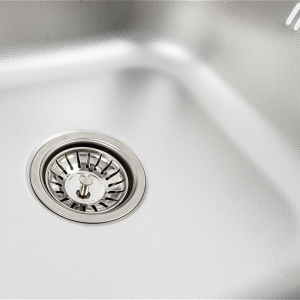 Кухонная мойка из нержавеющей стали Platinum ДЕКОР 5050 (0,7/160 мм) 11652 фото
