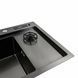Комплект кухонной мойки 780x460x210 PVD Platinum со смесителем водопад pl42238 фото 6