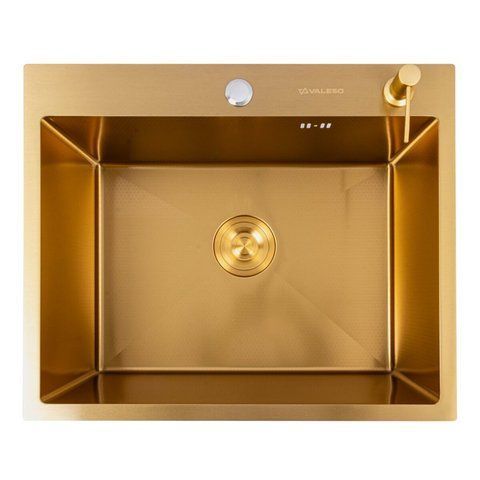 Мийка PVD Gold DECOR Valeso Handmade 60*50 47724 фото
