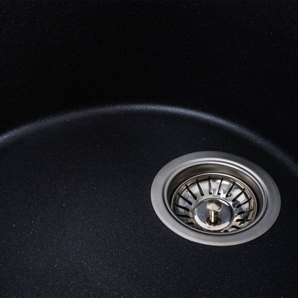 Гранітна мийка для кухні Platinum 5847 ONYX матовий Моріон 41622 фото