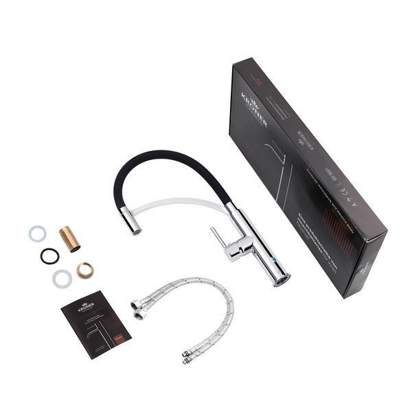 Смеситель для кухни Kroner KRP Ersel - C03900BLK CV033801 фото
