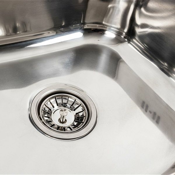 Кухонная мойка из нержавеющей стали Platinum ПОЛИРОВКА 5050 (0,7/160 мм) 11725 фото