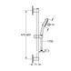 Душовий гарнітур Grohe Vitalio Comfort 110 26928001 CV036764 фото 2