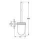 Йоржик для унітаза настінний Grohe QuickFix Start 41185000 CV031770 фото 3