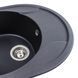 Гранітна мийка для кухні Platinum 5847 ONYX матовий Моріон 41622 фото 3