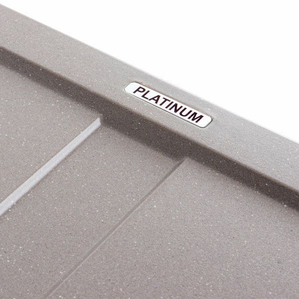 Гранитная мойка для кухни Platinum 5851 ARIA матовая Дюна 41623 фото