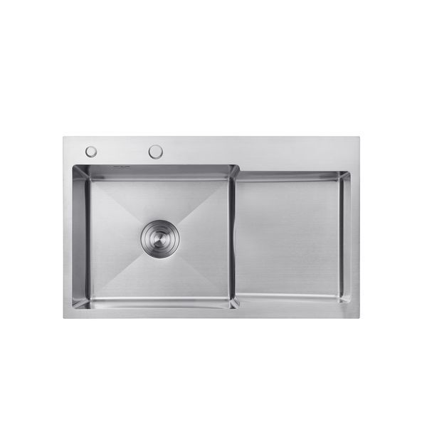 Комплект кухонної мийки 780х480 LHM Geb&uuml;rstet ST030022 фото