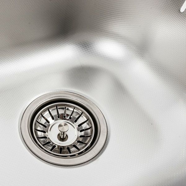 Кухонная мойка из нержавеющей стали Platinum ДЕКОР 3838 (0,6/160 мм) 11739 фото