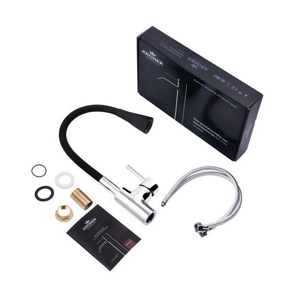 Комплект кухонной мойки KRP C031BLK Geb&uuml;rstet-6350RHM ST131321 фото