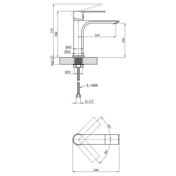 Набор 2 в 1 для ванной комнаты Kroner Armada - SCH067 SS025733 фото