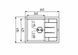Гранитная мойка для кухни Platinum 6550 INTENSO матовая Песок 3486 фото 7