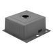 Комплект кухонної мийки Kroner KRP Schwarze 45х45HM PVD ST07 Grafite SL43374 фото 13