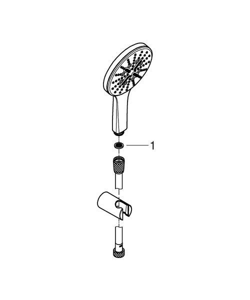 Rainshower Smartactive 130 Душевой набор, 3 режима струи (26581000) 26581000 фото