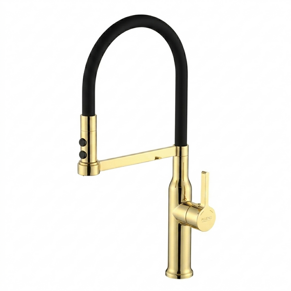 Комплект кухонної мийки Platinum 60*50 PVD ST4313 Gold SL2355 фото