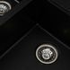 Гранітна мийка для кухні VALESO HARMONY 7850 матова Чорний металік 49344 фото 2