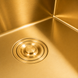 Комплект кухонної мийки Platinum 50*50 PVD ST4314 Gold SL2756 фото 6