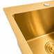 Комплект кухонної мийки Platinum 50*50 PVD ST4314 Gold SL2756 фото 5