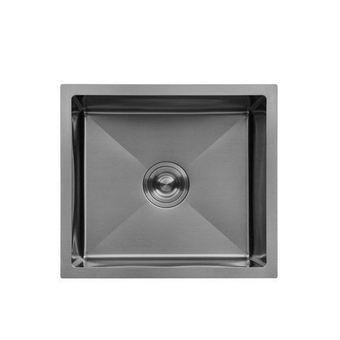 Кухонная мойка Kroner KRP Schwarze - 4843HM PVD (3.0/1.0 мм) CV022792 фото